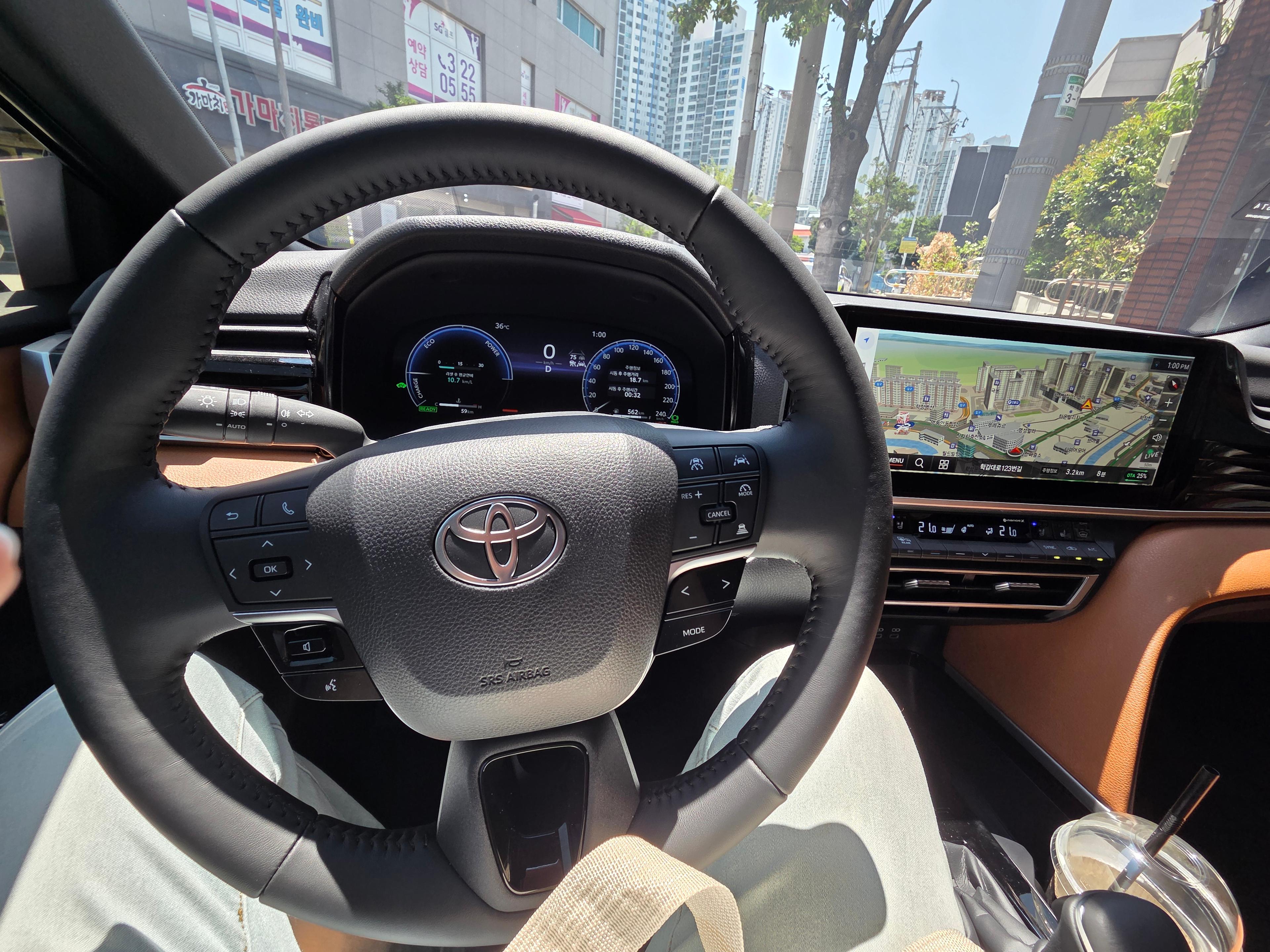 토요타 Camry 출고후기 내부 사진